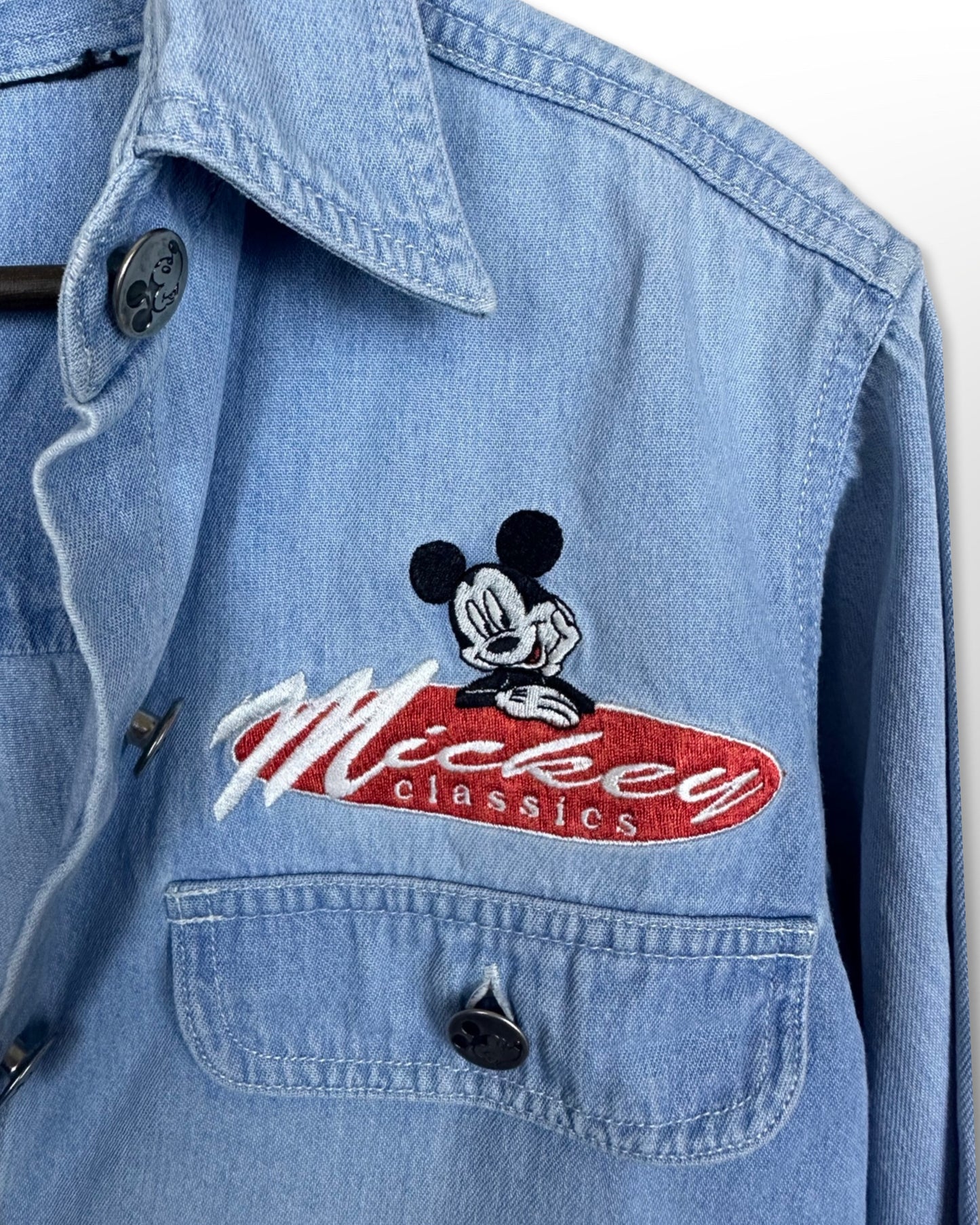 Denim Button Up Mickey Classic