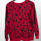 Red and Black Mickey Crewneck