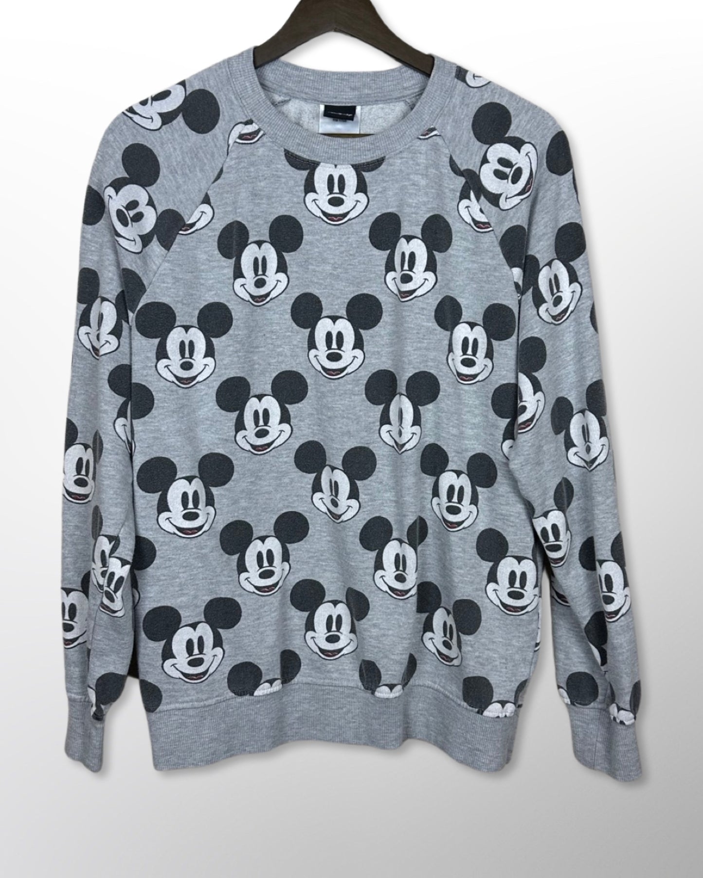 All Over Mickey Head Crewneck