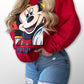 Mickey Red Crewneck Sweatshirt