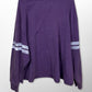 Purple Disneyland Raw Hem Crewneck Shirt