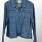 Denim Jacket with Embroidered Mickey