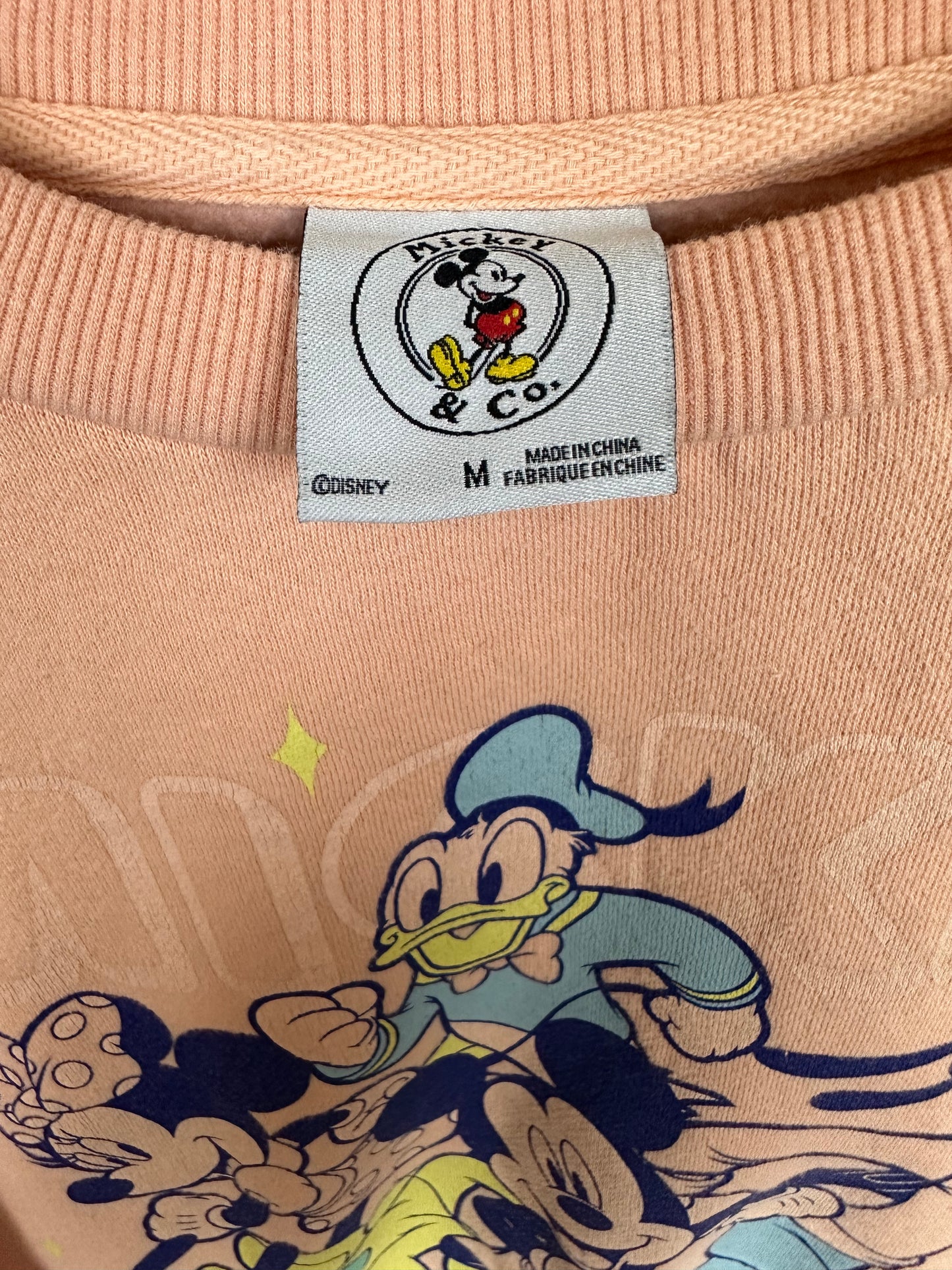 Mickey & Friends Peach Crewneck