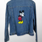Denim Jacket with Embroidered Mickey