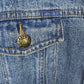 Denim Jacket with Embroidered Mickey