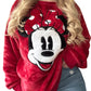 Fluffy Minnie Mouse Sweater