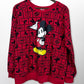 Red and Black Mickey Crewneck